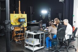 Indagini non invasive del Molab sui 'Girasoli' di Van Gogh