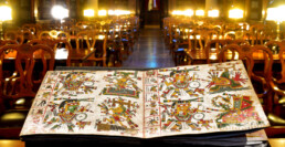 Dettaglio del Codice Cospi presso la Biblioteca Universitaria di Bologna | © Luca Sgamellotti