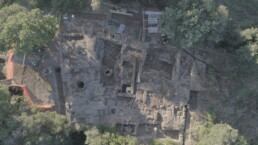 Cerveteri, santuario del Manganello: ripresa da drone dell’area scavata