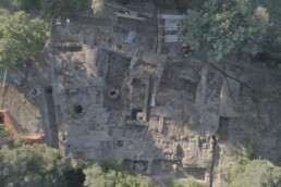 Cerveteri, santuario del Manganello: ripresa da drone dell’area scavata