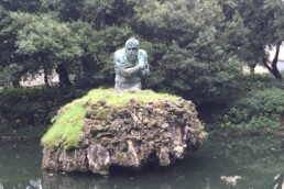 Giardini Storici: Villa Medicea di Castello, Firenze. Fontana del Gennaio o dell'Appennino di Bartolomeo Ammannati (1563-1565)