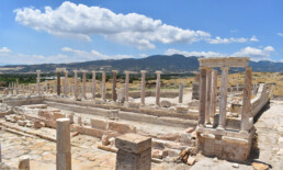 The Monumental Nymphaeum of Tripolis after the anastylosis of the Ionic columns | © Tommaso Ismaelli, CNR ISPC