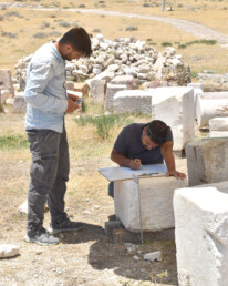 Graphic documentation of the blocks of the arches | © Tommaso Ismaelli, CNR ISPC
