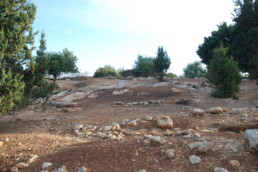 Resti del santuario fenicio di Kharayeb in Libano