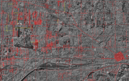 Ipotesi ricostruttiva della centuriazione di Florentia (Firenze) | © CNR ISPC