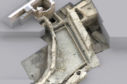 Rilievo e Modellazione 3D di un edificio tardo medievale scoperto durante i lavori della metropolitana di Napoli, stazione Municipio