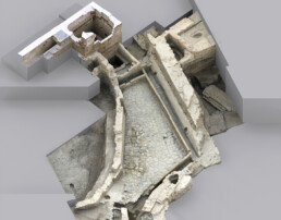 Rilievo e Modellazione 3D di un edificio tardo medievale scoperto durante i lavori della metropolitana di Napoli, stazione Municipio