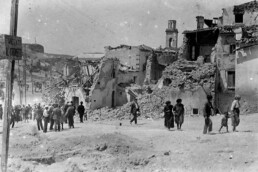 I danni del terremoto del 1930 a Melfi (Potenza, Basilicata). © Archivio privato di F. T. Gizzi