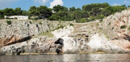 The Romanelli Cave (Puglia, Italy) from the outside | © Dario Sigari