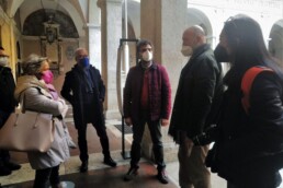 Progetto HBIM4lazioHERITAGE: sopralluogo del team di ricerca presso il DART Museo Chiostro del Bramante, Roma | © BHiLab, CNR ISPC