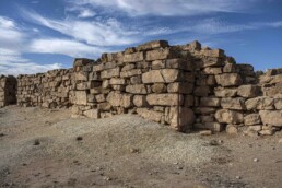 Umm ar-Rasas. Dettaglio bastione lato S del castrum