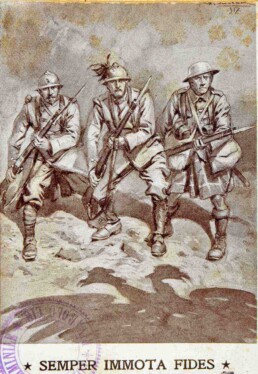 Cartolina tratta dal carteggio di guerra (1915-1919) del Fondo Corrado Ricci | © Biblioteca Classense di Ravenna