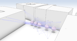 Schema grafico che illustra la sequenza di panorami orientati per mezzo dei metadati associati