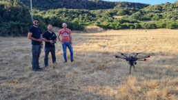 Alcuni componenti del team dell’AirLab CNR ISPC: (da sinistra) Nicodemo Abate, Valentino Vitale e Antonio Minervino Amodio | © AirLab CNR ISPC