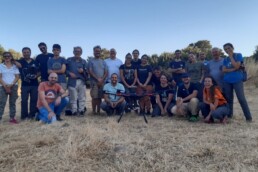 Il gruppo di lavoro sul campo che vede coinvolti l'Università di Cagliari e il CNR ISPC di Potenza | © AirLab CNR ISPC