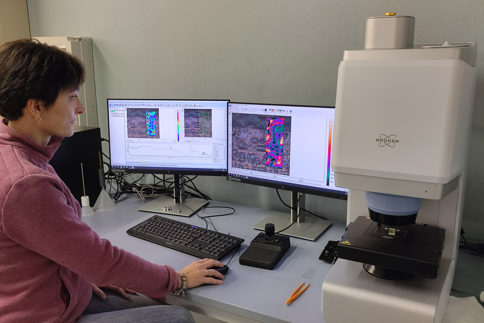 Microscopio FT-IR LUMOS II dotato di rivelatore FPA per chemical imaging ad alta velocità e risoluzione