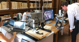 Microscopio digitale 3D per l’indagine delle superfici di papiri carbonizzati presso la Biblioteca Nazionale di Napoli