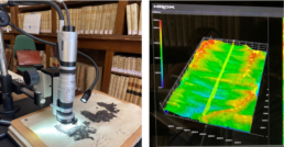 Microscopio digitale 3D per l’indagine delle superfici di papiri carbonizzati presso la Biblioteca Nazionale di Napoli