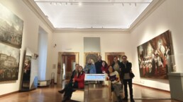 Il team del progetto ARTEMISIA a Roma, nelle sale del Palazzo Braschi, caso studio del progetto | © DHiLab CNR ISPC