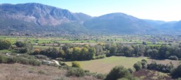 La valle dell’Acheronte vista da Kastrì-Pandosia | © Dimitris Roubis CNR ISPC