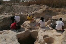 Panoramica dei resti dell'area produttiva di Jemjim (Libano) in corso di scavo | © Ida Oggiano, CNR ISPC