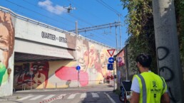 Il Muro della Musica Popolare, uno dei 20 murales del progetto OR.ME Ortica Memoria, realizzato dal collettivo Orticanoodles a Milano, caso studio del progetto SuPerStAr (PRIN 2020) | © CNR ISPC