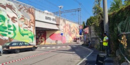 Il Muro della Musica Popolare, uno dei 20 murales del progetto OR.ME Ortica Memoria, realizzato dal collettivo Orticanoodles a Milano, caso studio del progetto SuPerStAr (PRIN 2020) | © CNR ISPC
