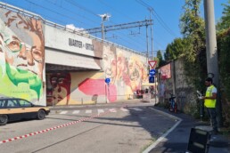 Il Muro della Musica Popolare, uno dei 20 murales del progetto OR.ME Ortica Memoria, realizzato dal collettivo Orticanoodles a Milano, caso studio del progetto SuPerStAr (PRIN 2020) | © CNR ISPC