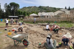 Attività di scavo durante la seconda edizione della Summer School internazionale di archeologia 