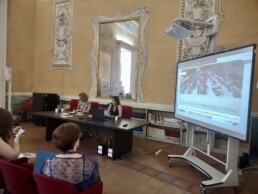 Vanessa Forte, ricercatrice di Sapienza Università di Roma, presenta i risultati del progetto PrEMuC alla conferenza “Ancient Egypt, New Technology”, Napoli, 5-7 luglio 2023