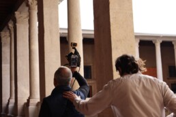 Attività di rilievo strumentale del Chiostro del Bramante a Roma nell'ambito del progetto Digital Twin City | © CNR ISPC
