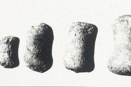 Un gruppo di spools dal Livello IX | © Blaylock 2016, 262, Fig. 12.75