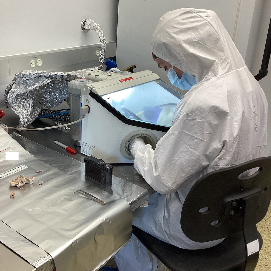 Preparazione dei campioni alla Harvard Medical School | © David Reich