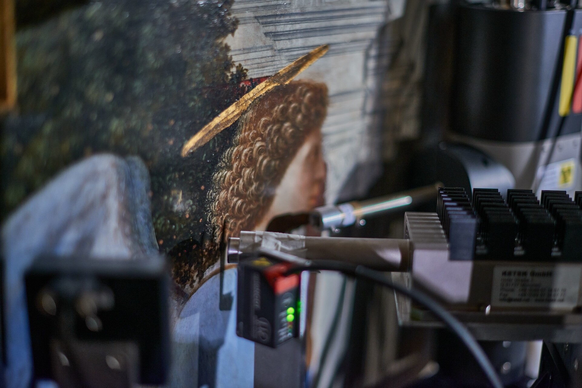 Non-invasive investigations with portable XRD mapping on the Polittico di Sant’Antonio by Piero della Francesca at the Galleria Nazionale dell’Umbria, Perugia | © Danilo Pavone, CNR ISPC, E-RIHS