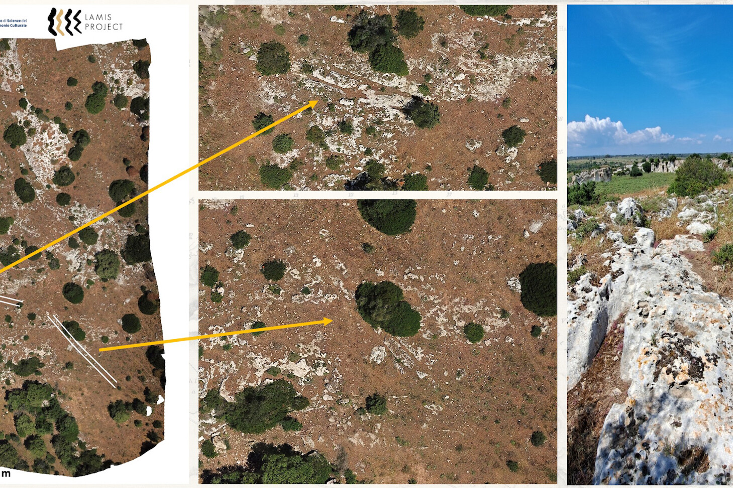 Fotogrammetria e mappatura della viabilità di età classica e medievale | © LAMIS Project