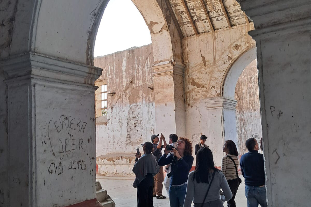 Un momento della visita al Convento dei Domenicani a Chicama | © Arquiterra Perù Italia