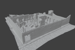 Rilievo 3d del Tempio di Iside a Pompei | © PERCEIVE project