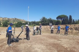 Le indagini geofisiche del CNR ISPC (progetto E-RIHS.it) durante la quarta edizione della Summer School Internazionale di Archeologia ArchLabs presso la villa romana del Casale di Piazza Armerina | © ArchLabs 2025