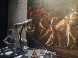 La campagna diagnostica del CNR ISPC sulla “Resurrezione di Lazzaro” di Caravaggio presso il Museo regionale Accascina di Messina | © CNR ISPC